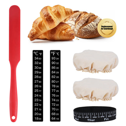 TeeMars Replacement Tools for Sourdough Starter Kit (6PCS)